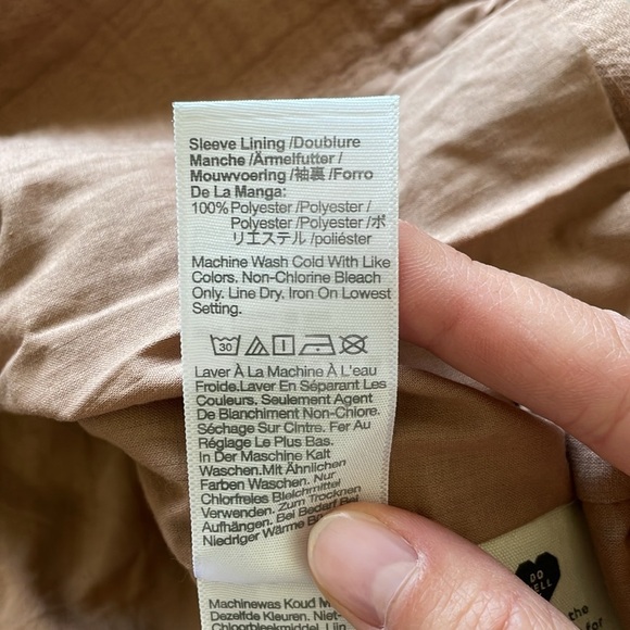 Madewell Larsen Blazer Cotton-Linen Relaxed Jacket W’s S Faded Earth Boho - Picture 7 of 16